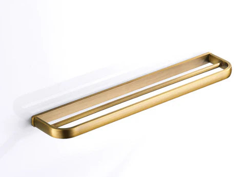 Brass Modern Double Towel Rail #201940 - Image 2
