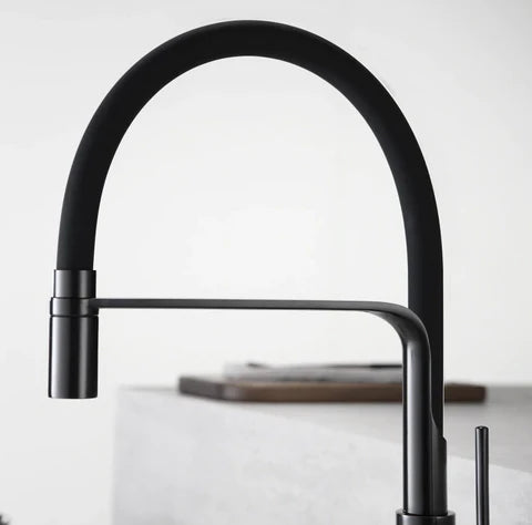Matt Black Pull Out Kitchen Mixer #201799 - Image 4