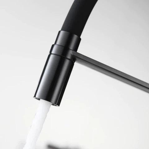 Matt Black Pull Out Kitchen Mixer #201799 - Image 3