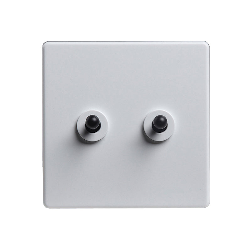 Classic White with black Toggle - 2 Levers - Image 2