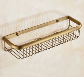 Brass Modern Single Storage Basket #201830 - Image 3
