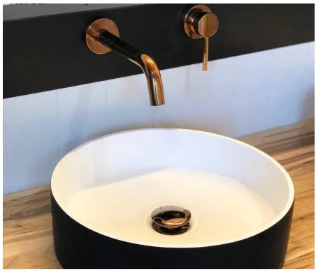 Rose Gold Modern Basin Mixer #1710 - Image 2