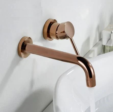 Rose Gold Modern Basin Mixer #1710 - Image 3
