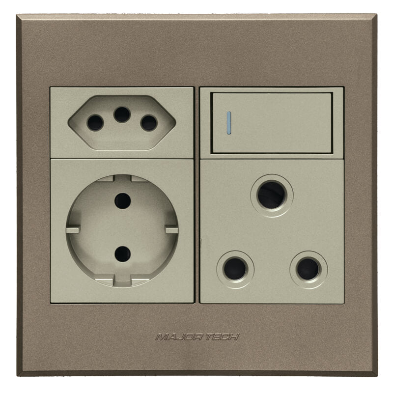 Veti 3 - Round 2 Pin Plug Wall Socket - Image 2