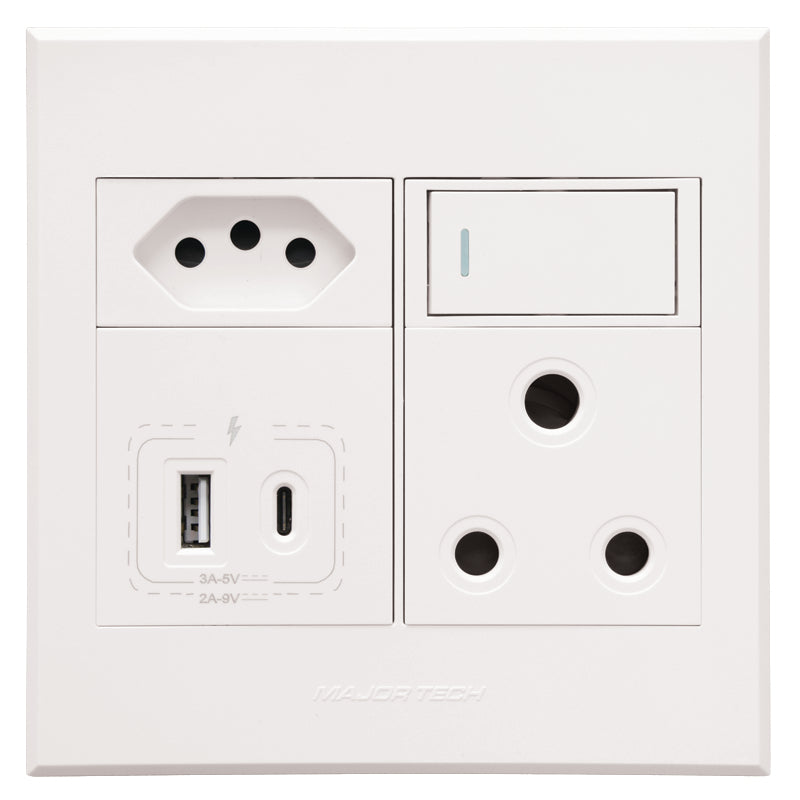 Veti 3 - USB A & C Wall Socket - Image 2
