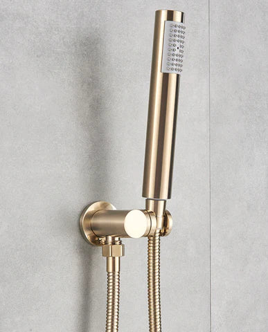 Brushed Gold Modern Concealed Shower with Hand Shower #20211 - Image 7