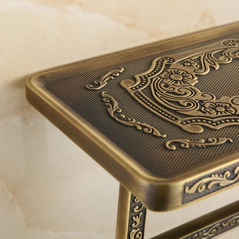 Antique Embossed Toilet Roll Holder - Image 3