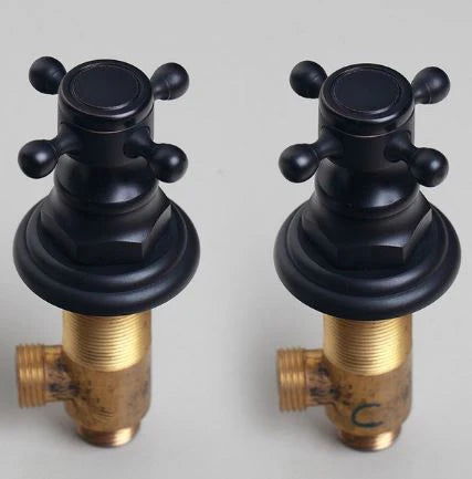 Antique Black Concealed Shower #20165 - Image 3