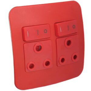 Veti 1 - Double Dedicated Red Socket Outlet