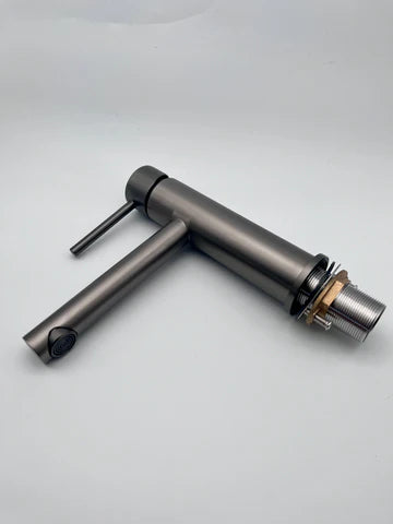 Gunmetal Grey Short Basin Mixer #202405 - Image 4
