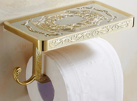 Gold Embossed Toilet Roll Holder #201815 - Image 3
