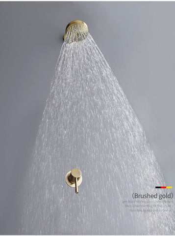 Brushed Gold Shower Mixer #202346 - Image 8