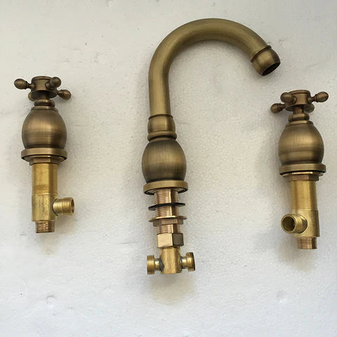 Brass Mixer 3 Hole #201748 - Image 2