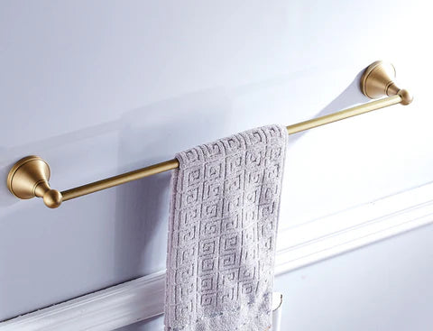 Antique Brass Single Towel Rail #20184 - Image 3