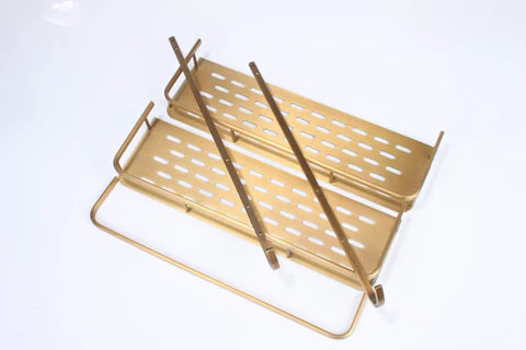 Brass Double Storage Basket #20105 - Image 2