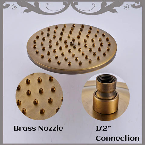 Wall Mounted Brass Shower With Hand Shower #201725 - Image 3