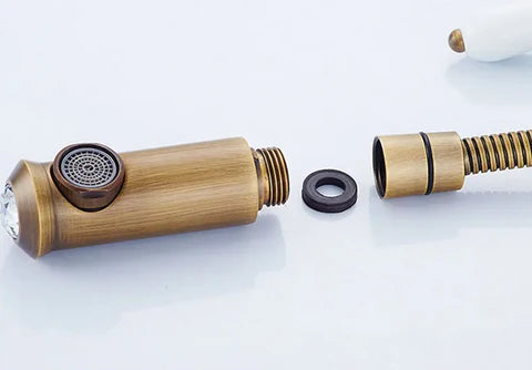 Brass Pull Out Basin Mixer #202437 - Image 9