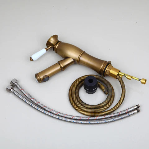 Brass Pull Out Basin Mixer #202437 - Image 6