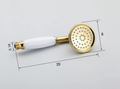 Polished Gold Wall Mounted Shower #20220 - Image 5