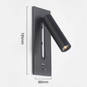 Bedside Reading Lamp - Black