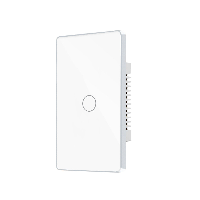 Lux - Wifi Smart Touch Switch with Silver Trimming- Black/White - Image 2