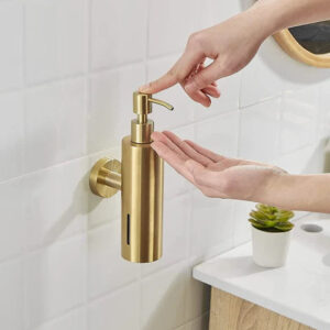 Brushed Gold Soap Dispenser #202433