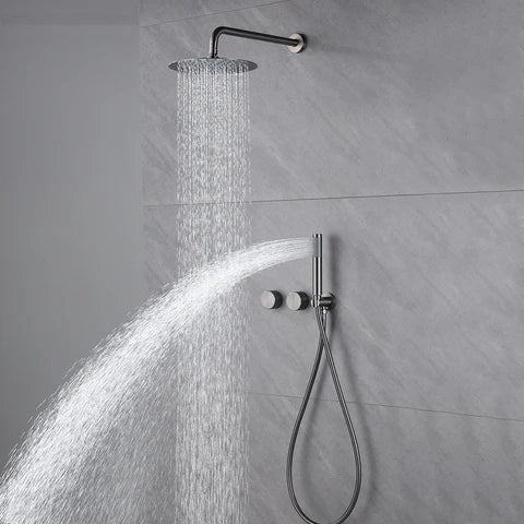 Gunmetal Grey Concealed Shower Mixer #202421 - Image 2
