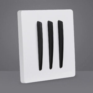 Sela White with Black lever -  3 lever