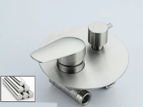 Brushed Nickel Shower with Bath Spout #20233 - Image 4