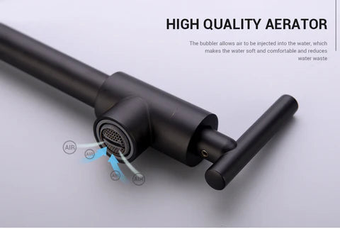 Matt Black Modern Pot Filler #202311 - Image 6