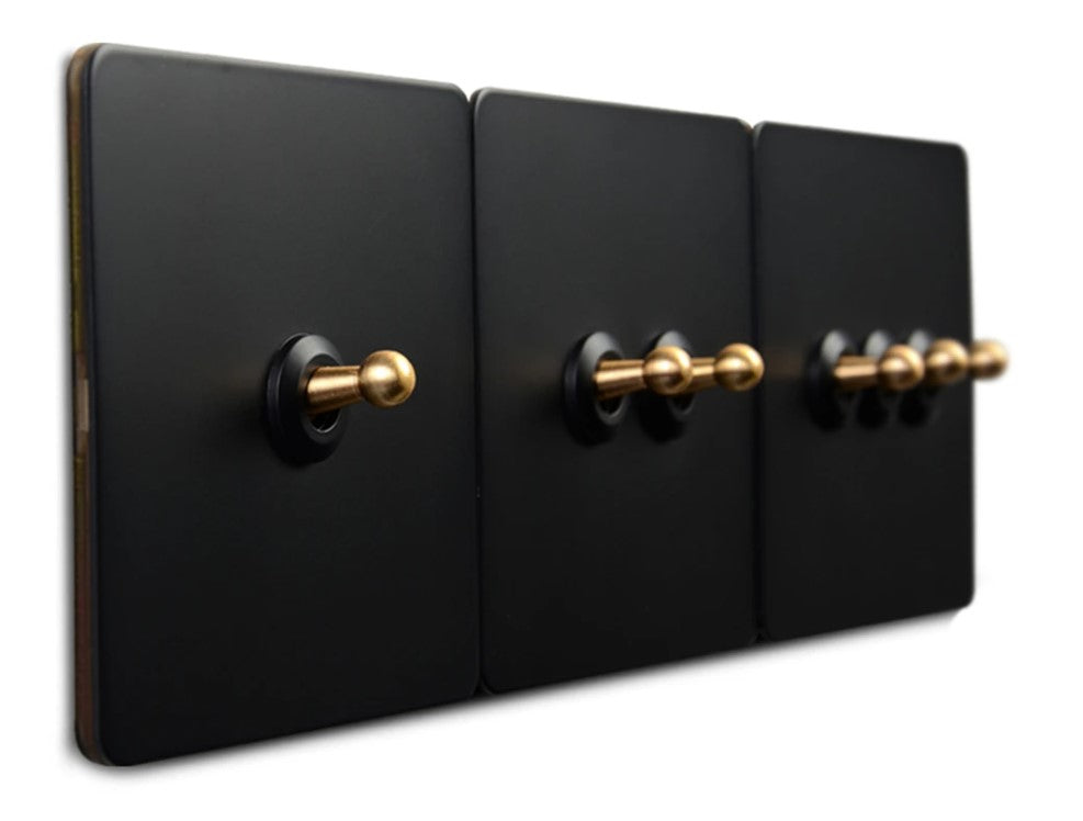 Bastille - Black with Gold Toggle
