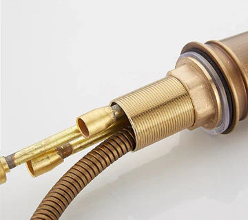 Brass Pull Out Basin Mixer #202437 - Image 7