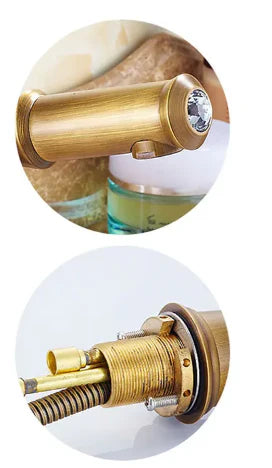Brass Pull Out Basin Mixer #202437 - Image 5