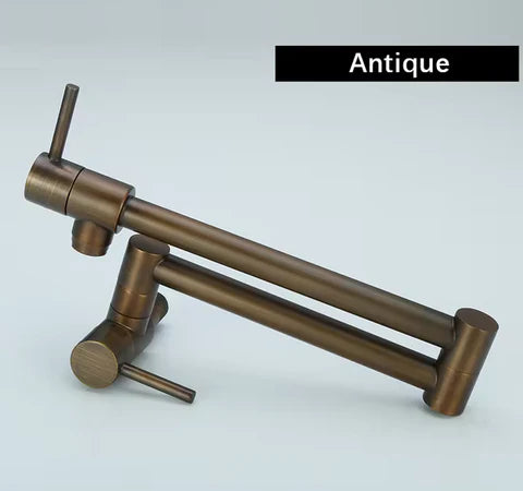 Antique Brass Pot Filler #202425 - Image 2