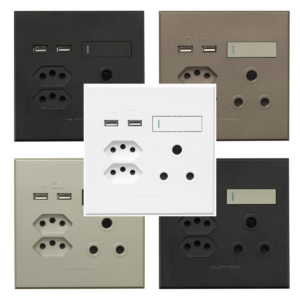 Veti 3 - Double USB, Double V-Slim, Single RSA Sockets