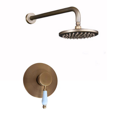 Brass Concealed Shower Unit with Ceramic Lever Handle #202430 - Image 3