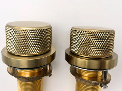 Brushed Gold Basin/Bath Mixer #202436 - Image 9