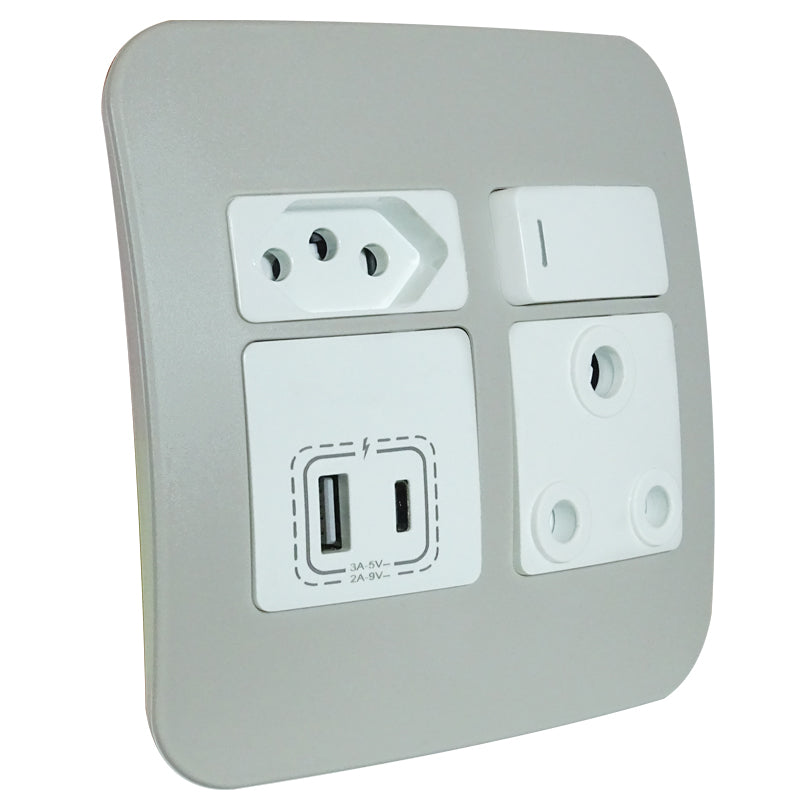 Veti 1 - USB A & C Port Wall Socket - Image 4