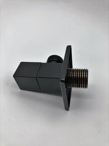 Matt Black Angle Valve #20131 - Image 3