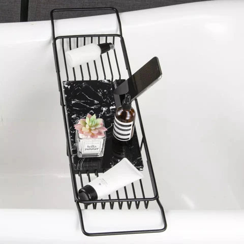 Black Marble Bath Caddy #20207 - Image 2