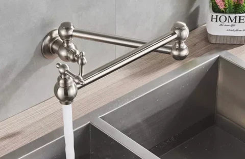 Brushed Nickel Antique Pot Filler #201772 - Image 4