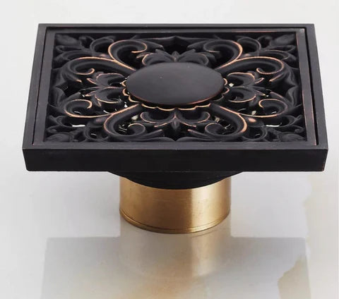 Black Filigree Shower Trap #201913 - Image 3