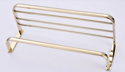 Gold Modern Bath Towel Rack and Rail #201924 - Image 2