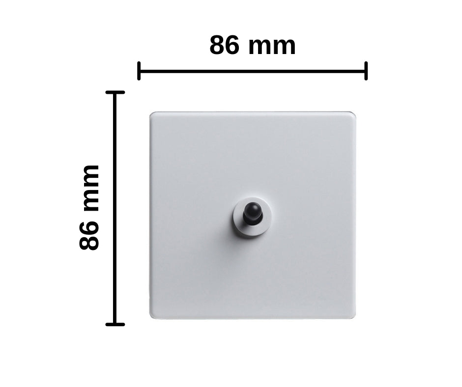 Classic White with black Toggle - 1 Lever - Image 3
